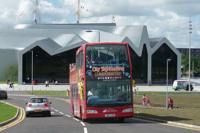 City Sightseeing Glasgow Hop-On Hop-Off Bus Tour - The full Red Route loop: central Glasgow to museums and universities