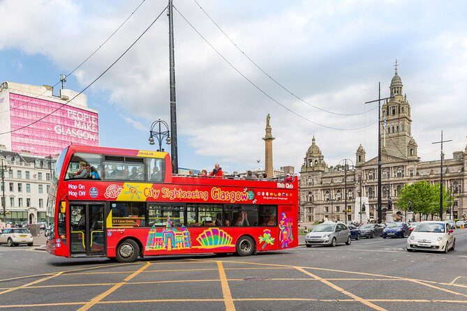 City Sightseeing Glasgow Hop-On Hop-Off Bus Tour - Yellow Route: electric buses and the west-to-river day plan