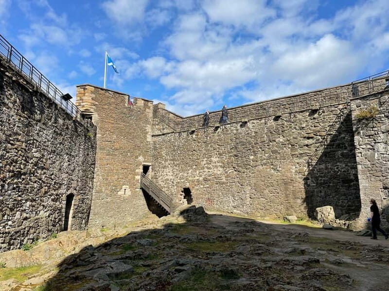 From Glasgow: Castles, Clans & Outlander Day Tour - Blackness Castle and Fort William vibes: the Firth of Forth views payoff