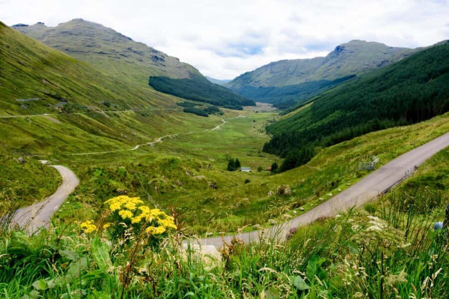 From Glasgow; Loch Lomond and Highland Half Day Tour - The Rest and Be Thankful: a quick viewpoint with history baked in