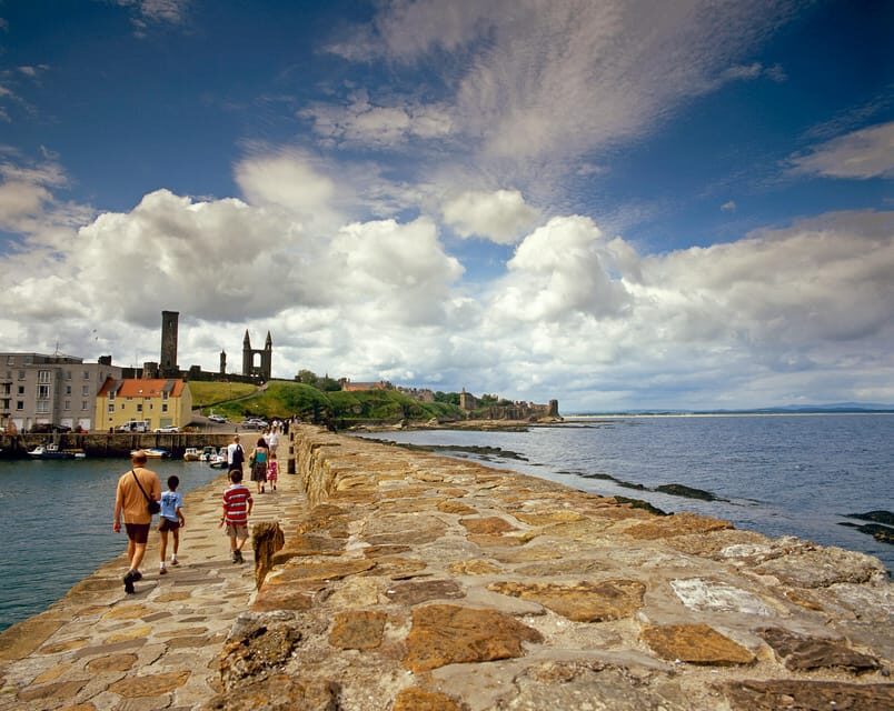 From Glasgow: The Kelpies, St Andrews and Fife Adventure - St Andrews: lunch timing, medieval streets, cathedral, and castle