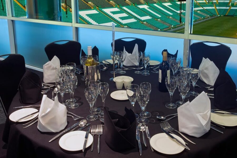Glasgow: Celtic Park Number 7 Restaurant - What the 3-course meal really means for your schedule
