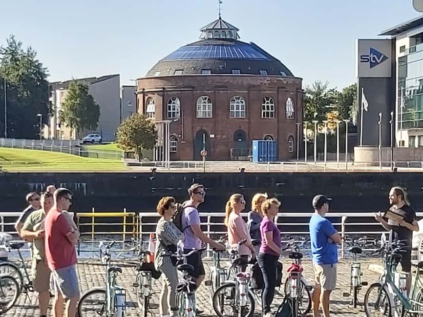 Glasgow: City, Green spaces and Clyde Bridges Bike Tour - Riverside quiet to the finish: cycleways, canals, and a dramatic end