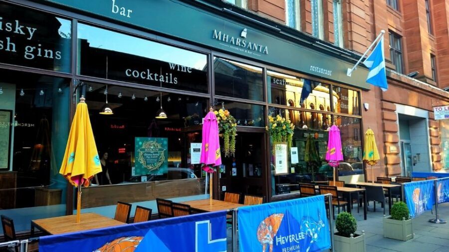 Glasgow: Haggis Tasting with a Dram of Scottish Whisky - Mharsanta on Bell Street: the setting you taste as much as the food