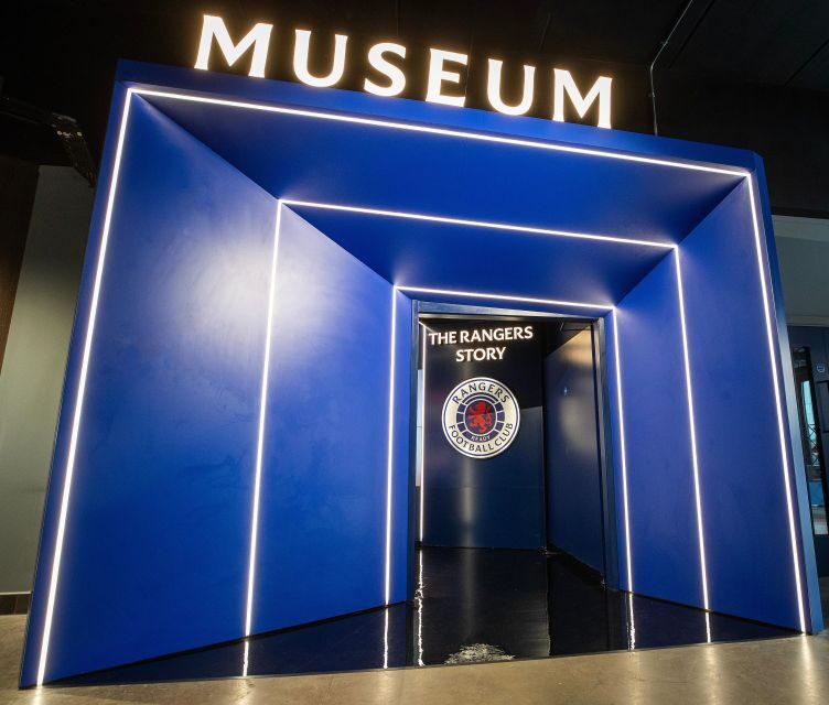 Glasgow: Rangers Football Club Museum - Build-your-team on interactive screens: more than a gimmick