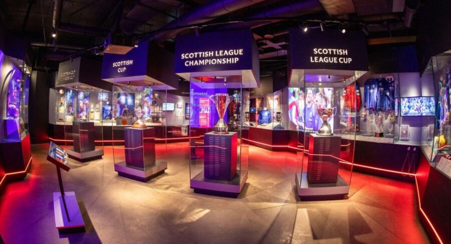 Glasgow: Rangers Football Club Museum - Cafe and Rangers shop: a logical ending to your museum visit