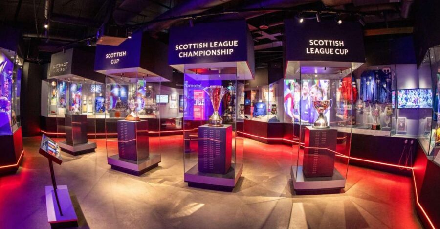 Glasgow: Rangers Football Club Museum - The trophy room experience: the fastest way to feel the club’s scale