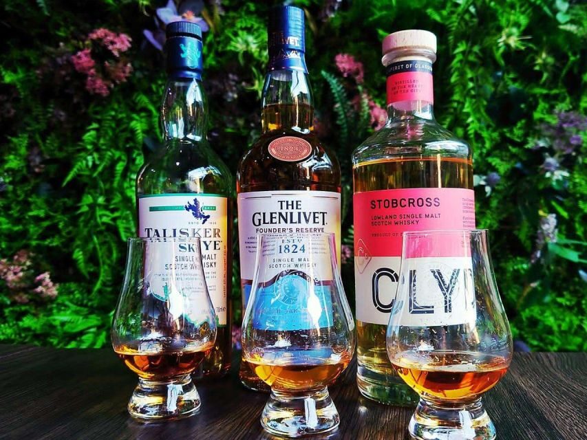 Glasgow: Whisky Flight at contemporary Scottish venue - The 45-minute whisky flight: a quick, structured tasting