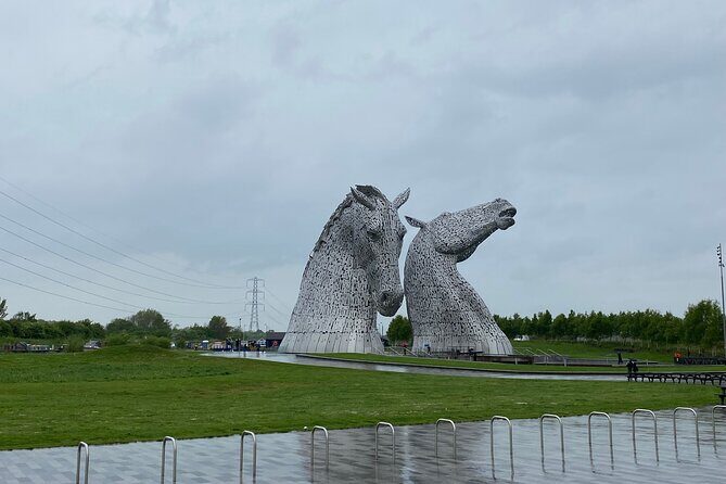 Luxury/Private Day Tour Glasgow to Stirling/Falkirk/Distillery - The Kelpies & The Helix: free sculptures, optional inside access